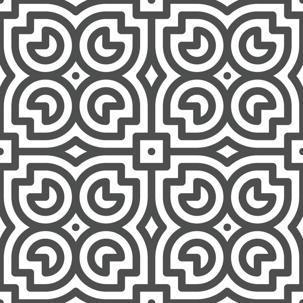 Abstract seamless geometric shape lines pattern vector