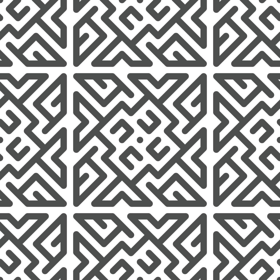 Abstract seamless geometric shape lines pattern vector