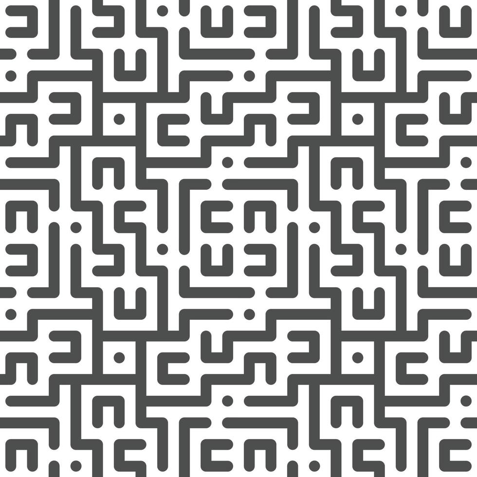 Abstract seamless geometric shape lines pattern vector