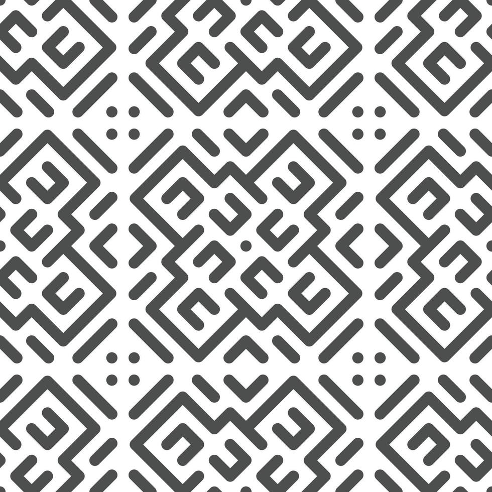 Abstract seamless geometric shape lines pattern vector