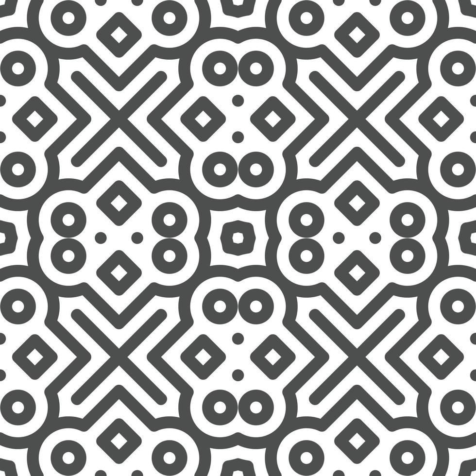 Abstract seamless geometric shape lines pattern vector