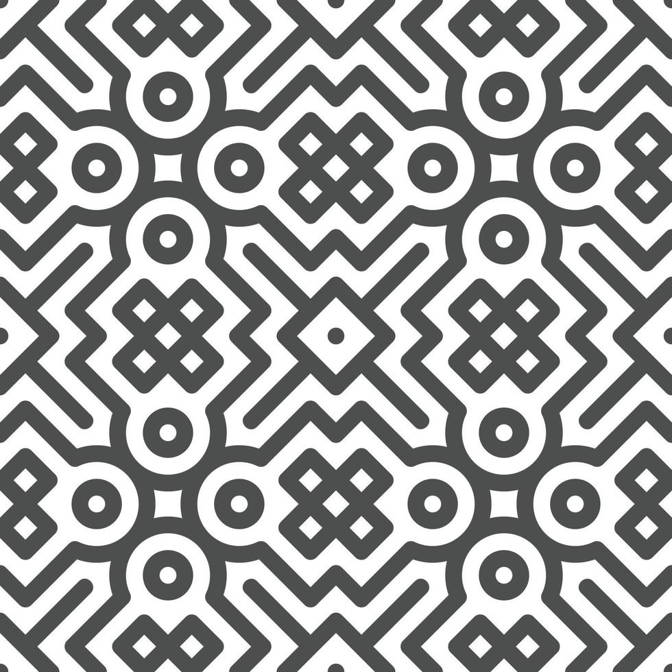 Abstract seamless geometric shape lines pattern vector