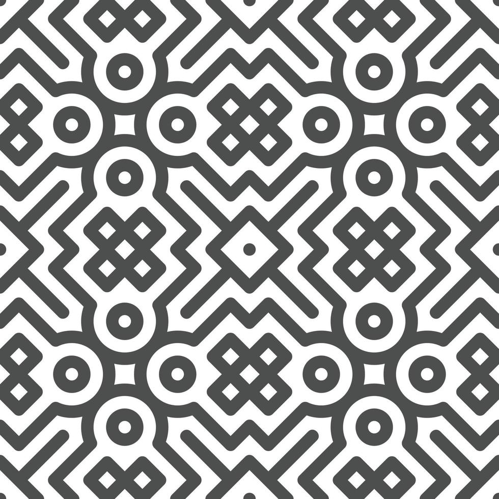 Abstract seamless geometric shape lines pattern vector