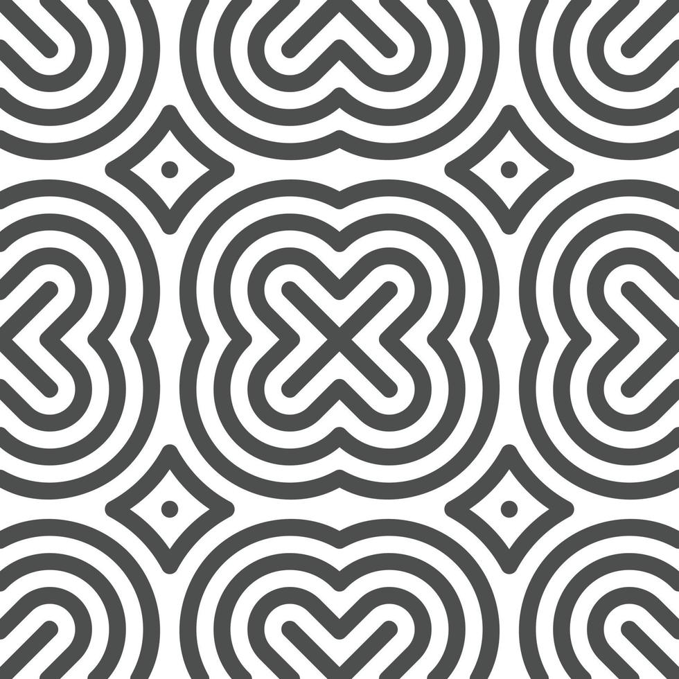 Abstract seamless geometric shape lines pattern vector
