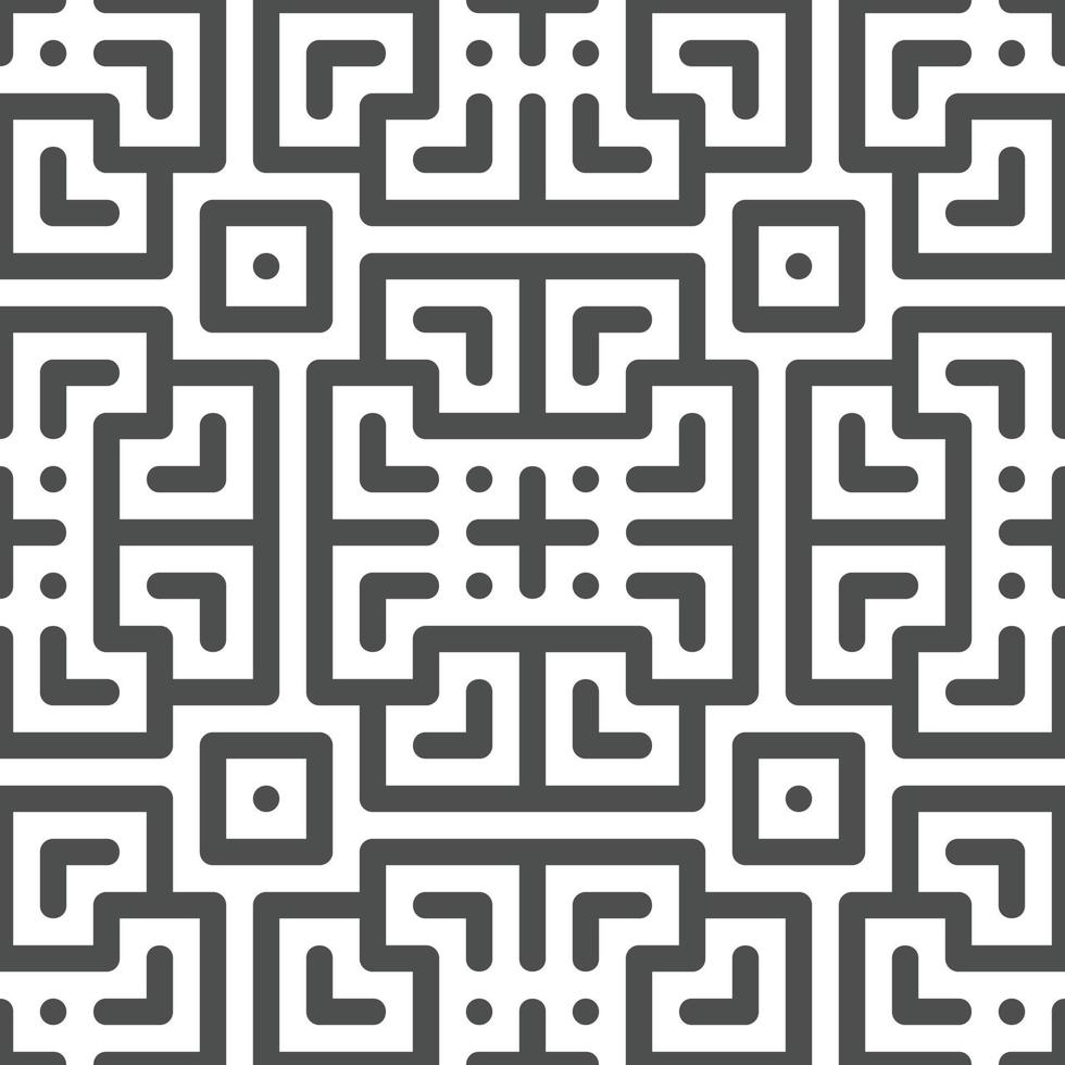 Abstract seamless geometric shape lines pattern vector