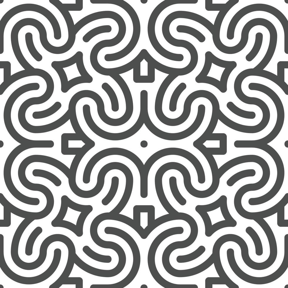 Abstract seamless geometric shape lines pattern vector