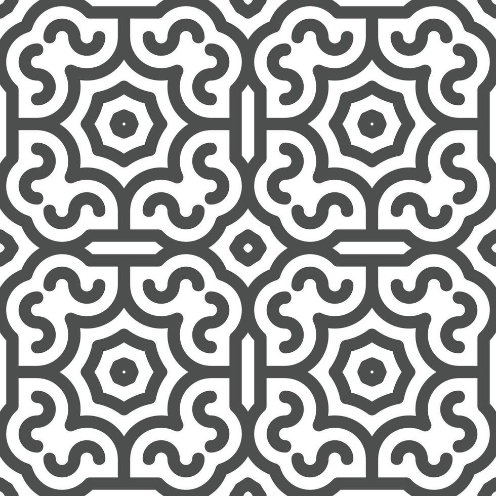 Abstract seamless geometric shape lines pattern vector