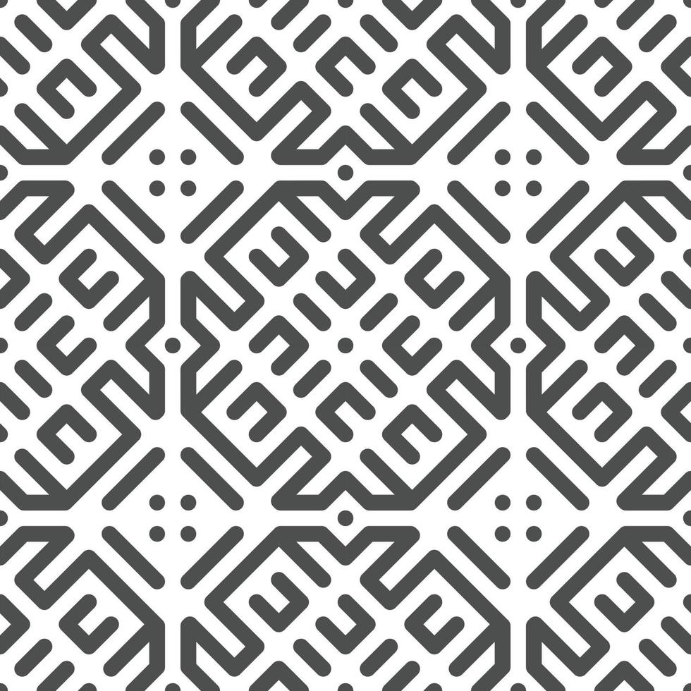 Abstract seamless geometric shape lines pattern vector