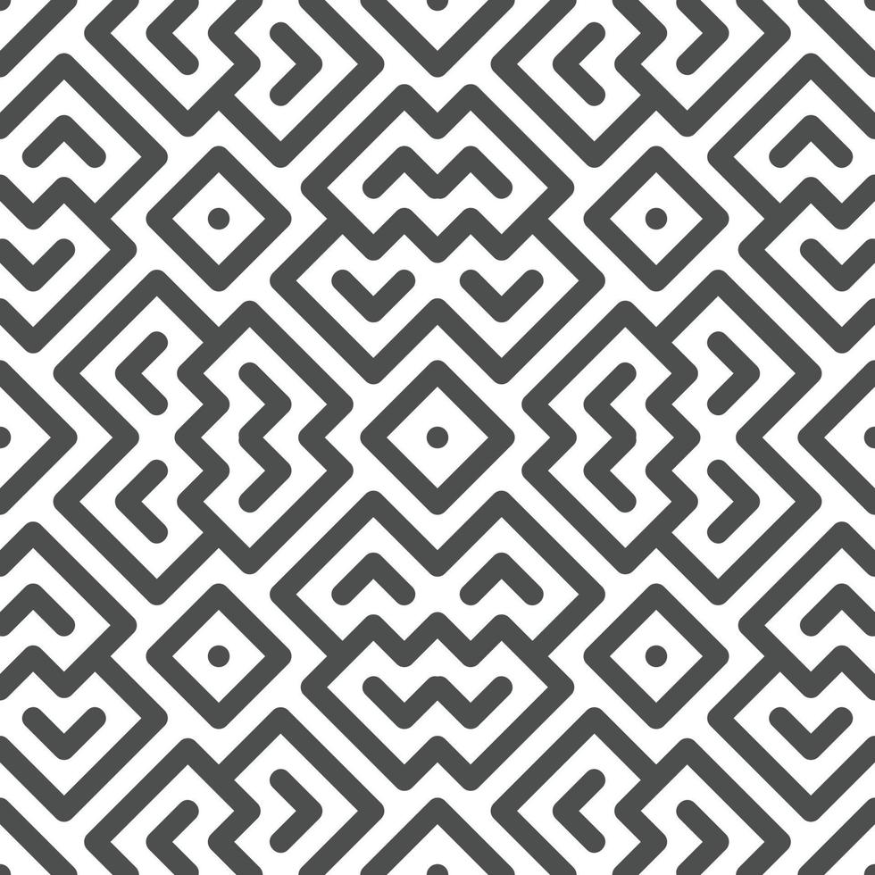 Abstract seamless geometric shape lines pattern vector