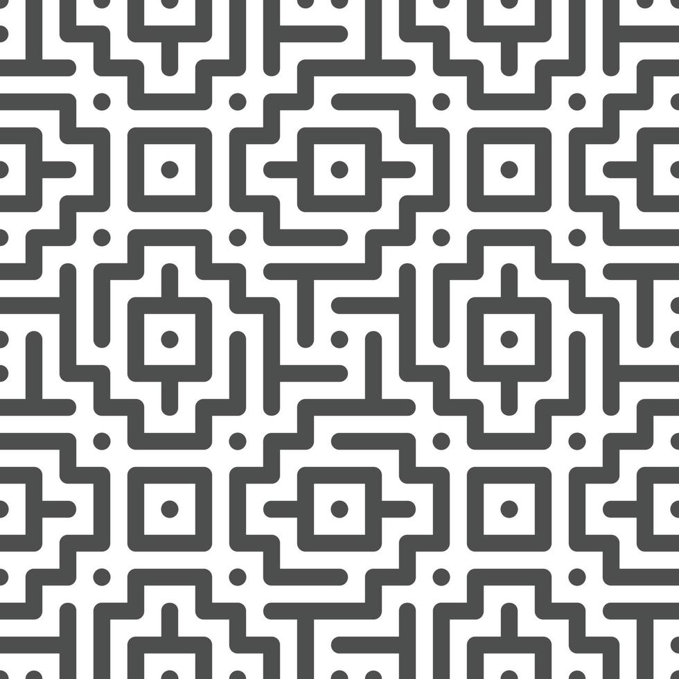 Abstract seamless geometric shape lines pattern 10 vector