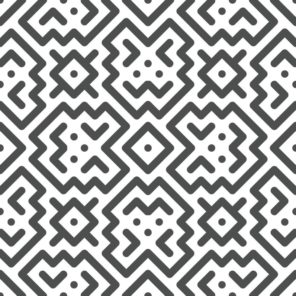 Abstract seamless geometric shape lines pattern vector