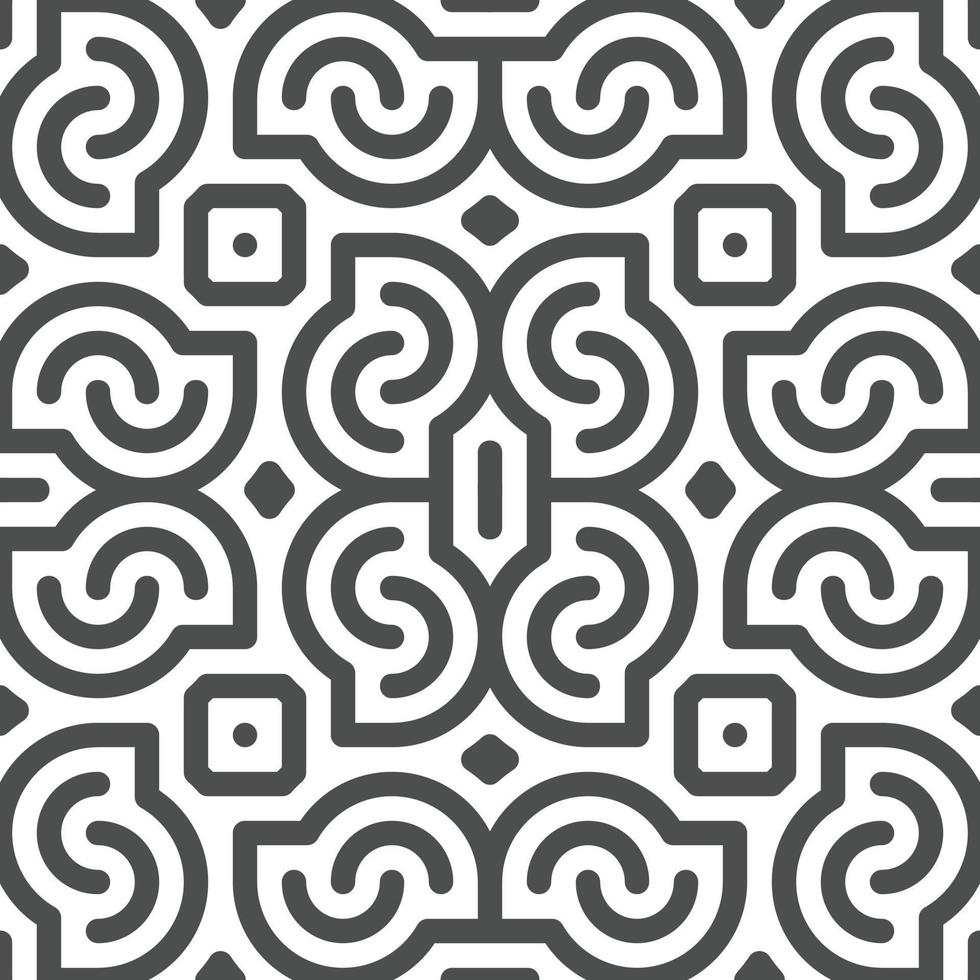 Abstract seamless geometric shape lines pattern vector