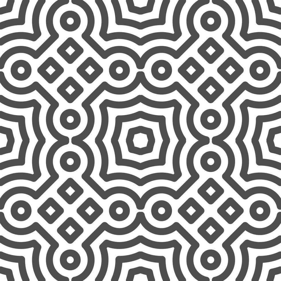 Abstract seamless geometric shape lines pattern vector