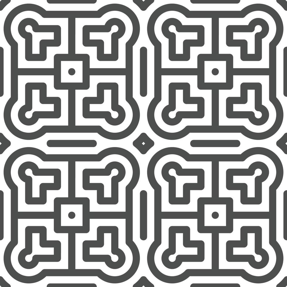 Abstract seamless geometric shape lines pattern vector