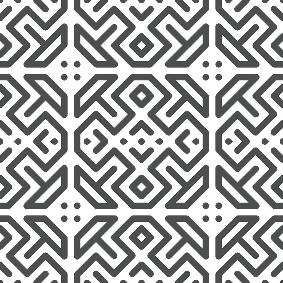 Abstract seamless geometric shape lines pattern vector