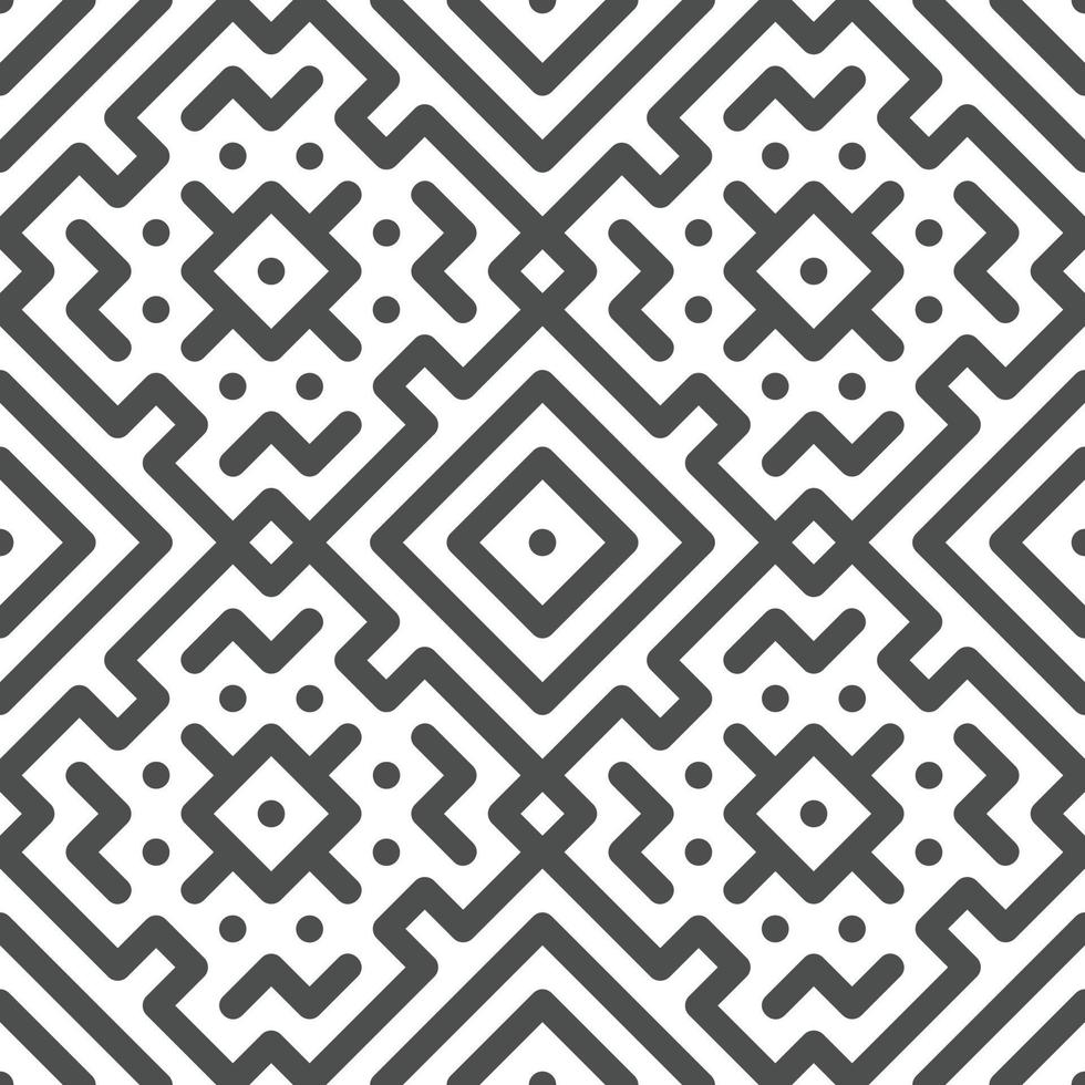 Abstract seamless geometric shape lines pattern 10 vector