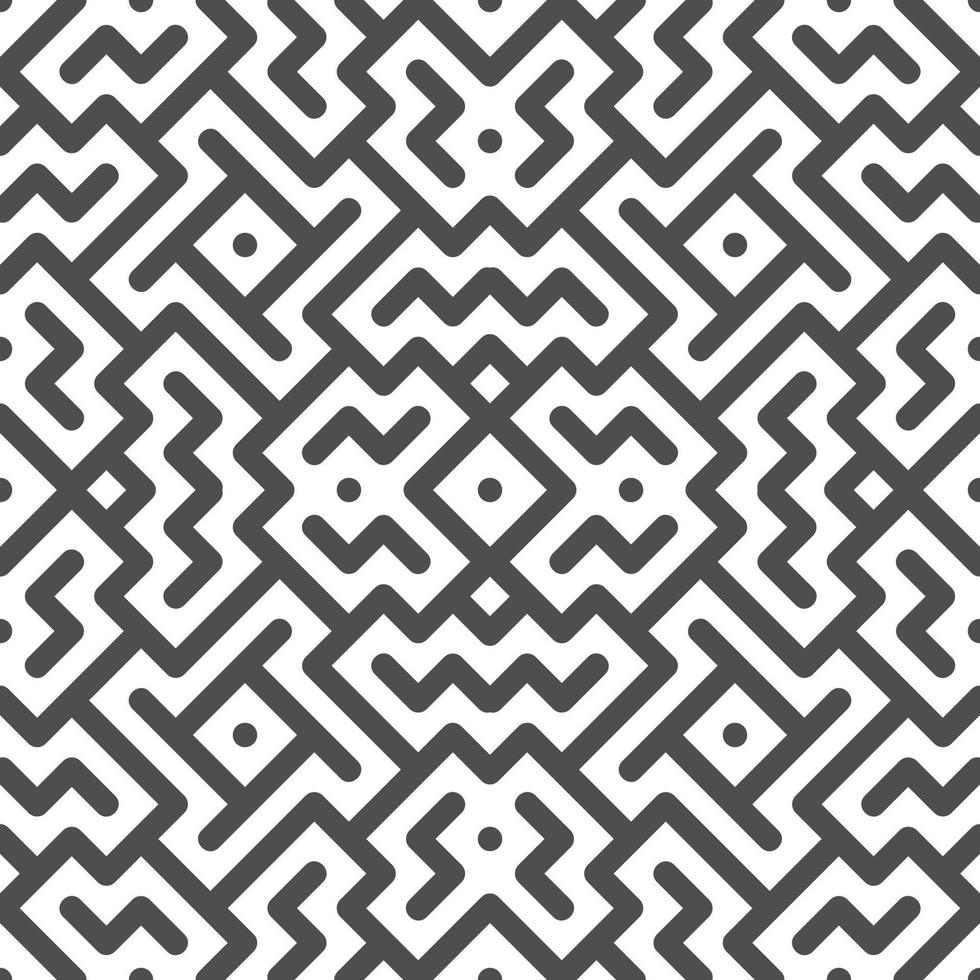 Abstract seamless geometric shape lines pattern 10 vector