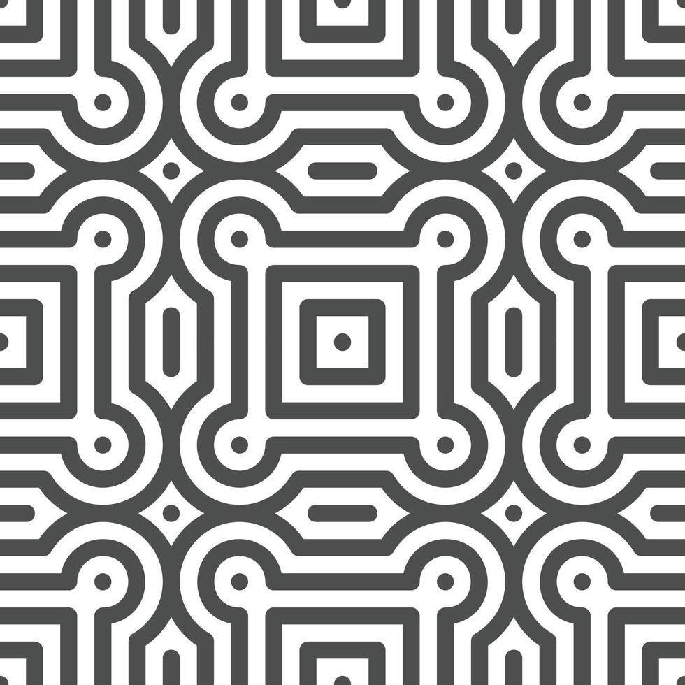 Abstract seamless geometric shape lines pattern vector
