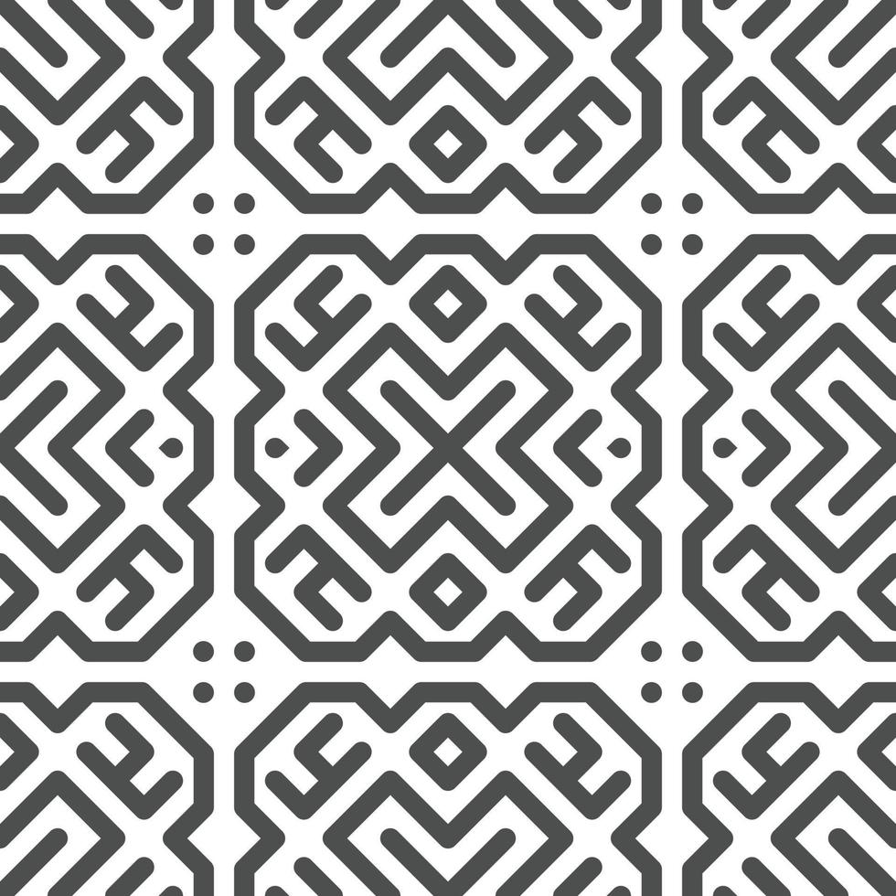 Abstract seamless geometric shape lines pattern vector