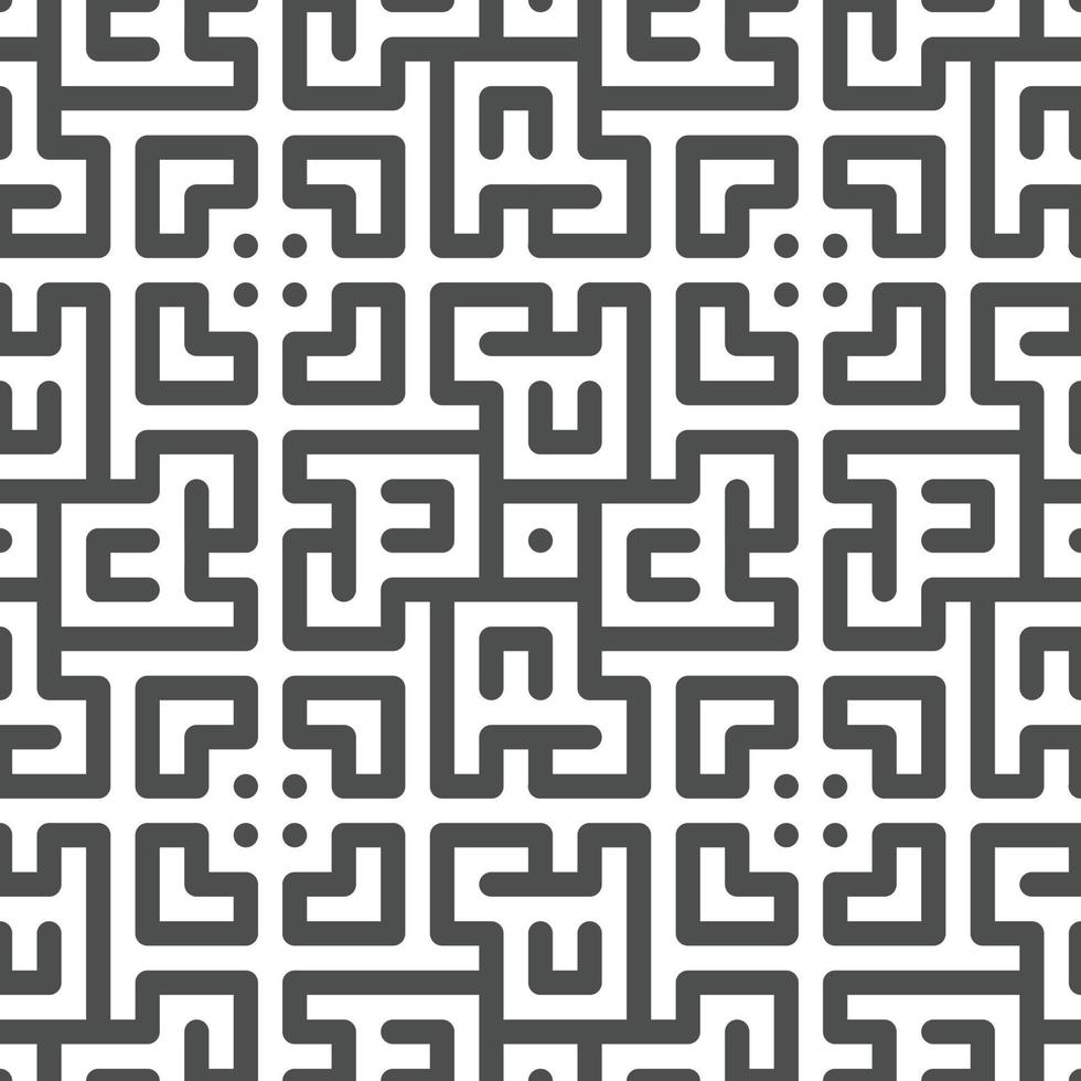 Abstract seamless geometric shape lines pattern vector
