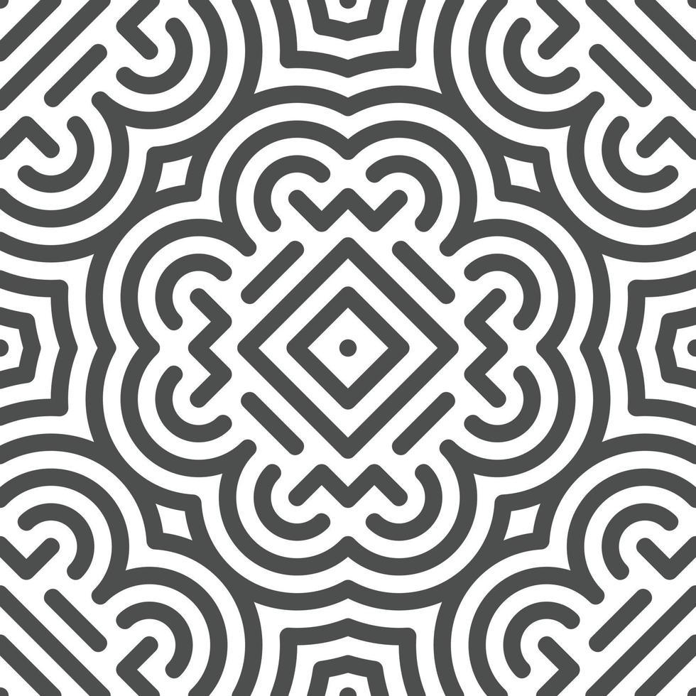 Abstract seamless geometric shape lines pattern vector