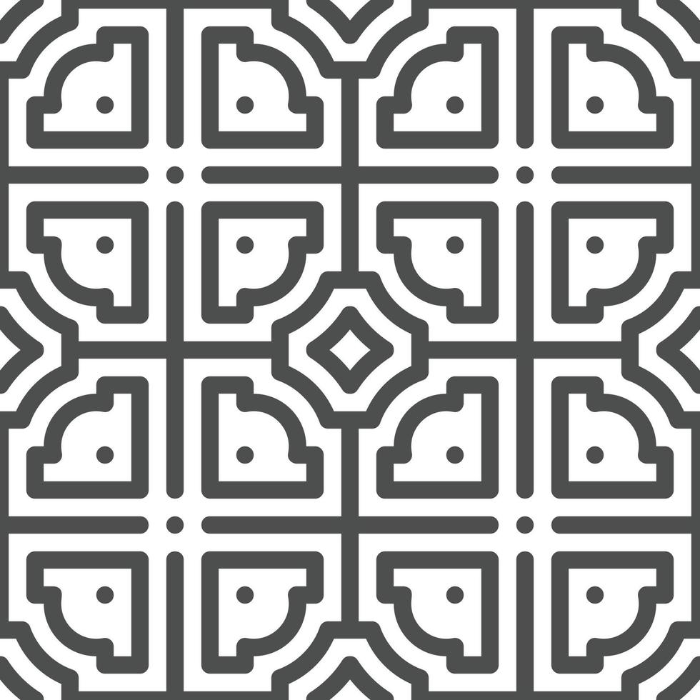 Abstract seamless geometric shape lines pattern vector