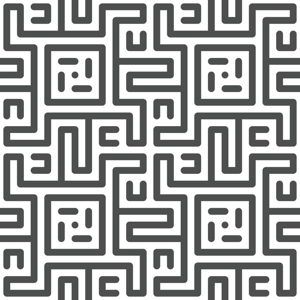 Abstract seamless geometric shape lines pattern vector