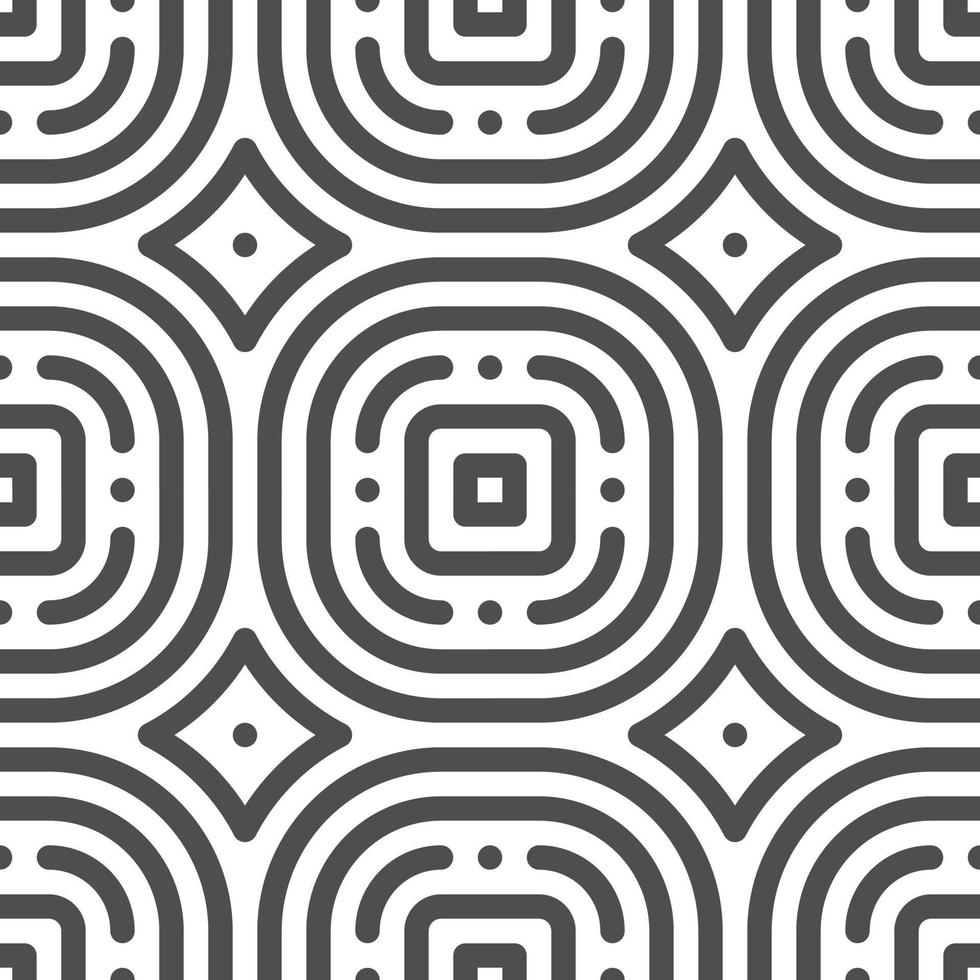Abstract seamless geometric shape lines pattern vector
