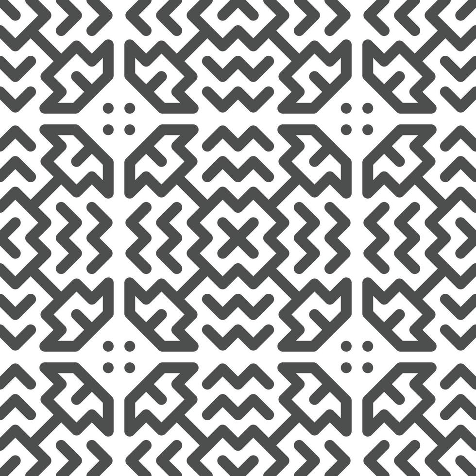 Abstract seamless geometric shape lines pattern vector