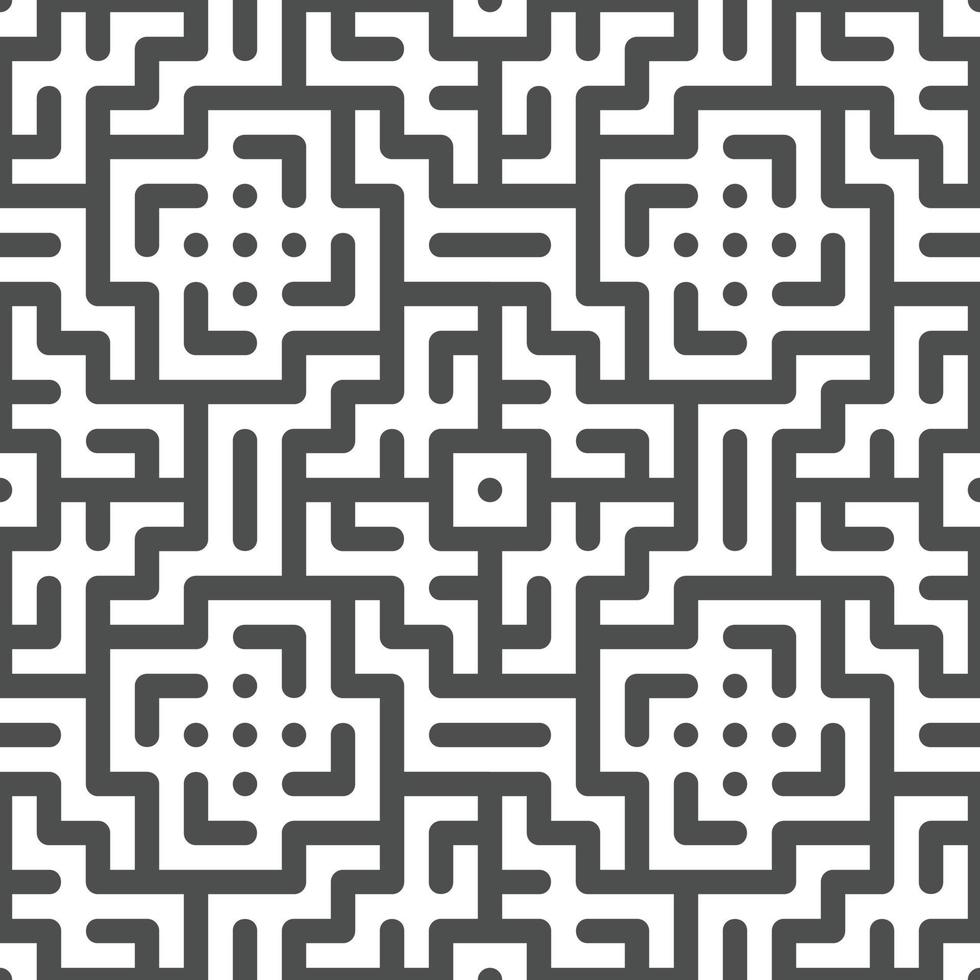 Abstract seamless geometric shape lines pattern 10 vector