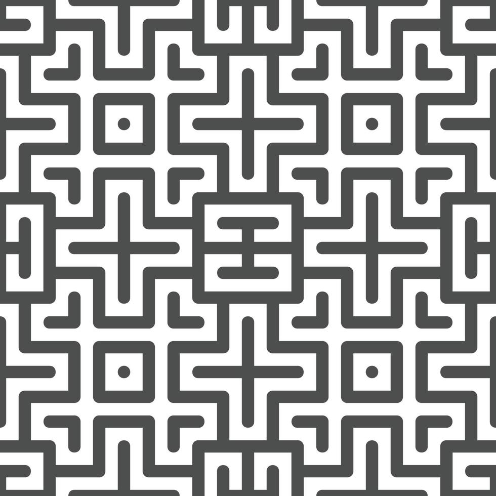Abstract seamless geometric shape lines pattern vector