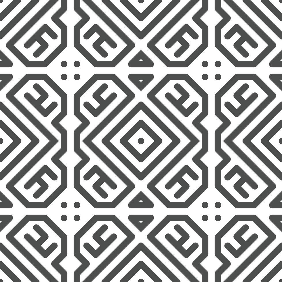 Abstract seamless geometric shape lines pattern vector