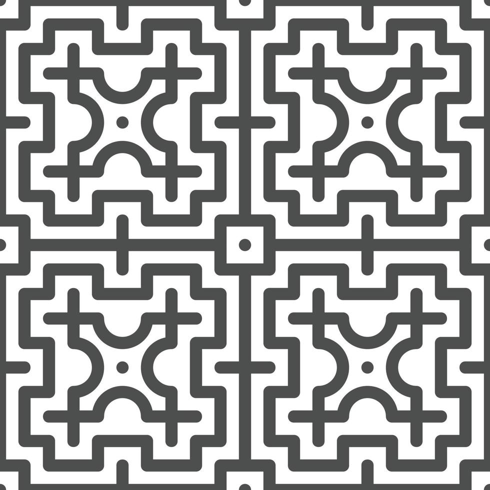 Abstract seamless geometric shape lines pattern vector