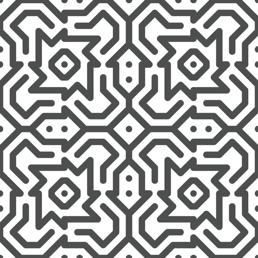 Abstract seamless geometric shape lines pattern vector