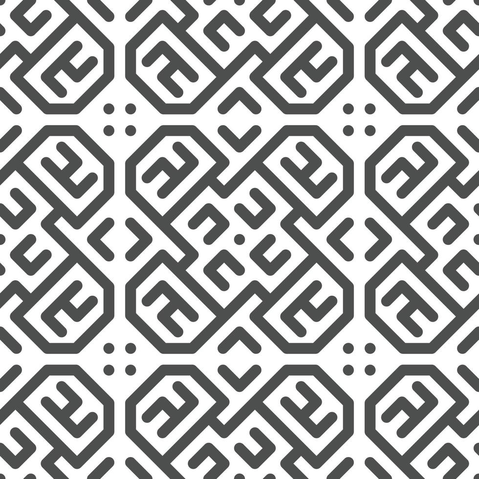 Abstract seamless geometric shape lines pattern vector
