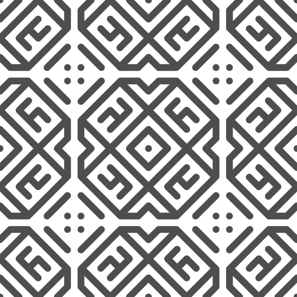 Abstract seamless geometric shape lines pattern vector