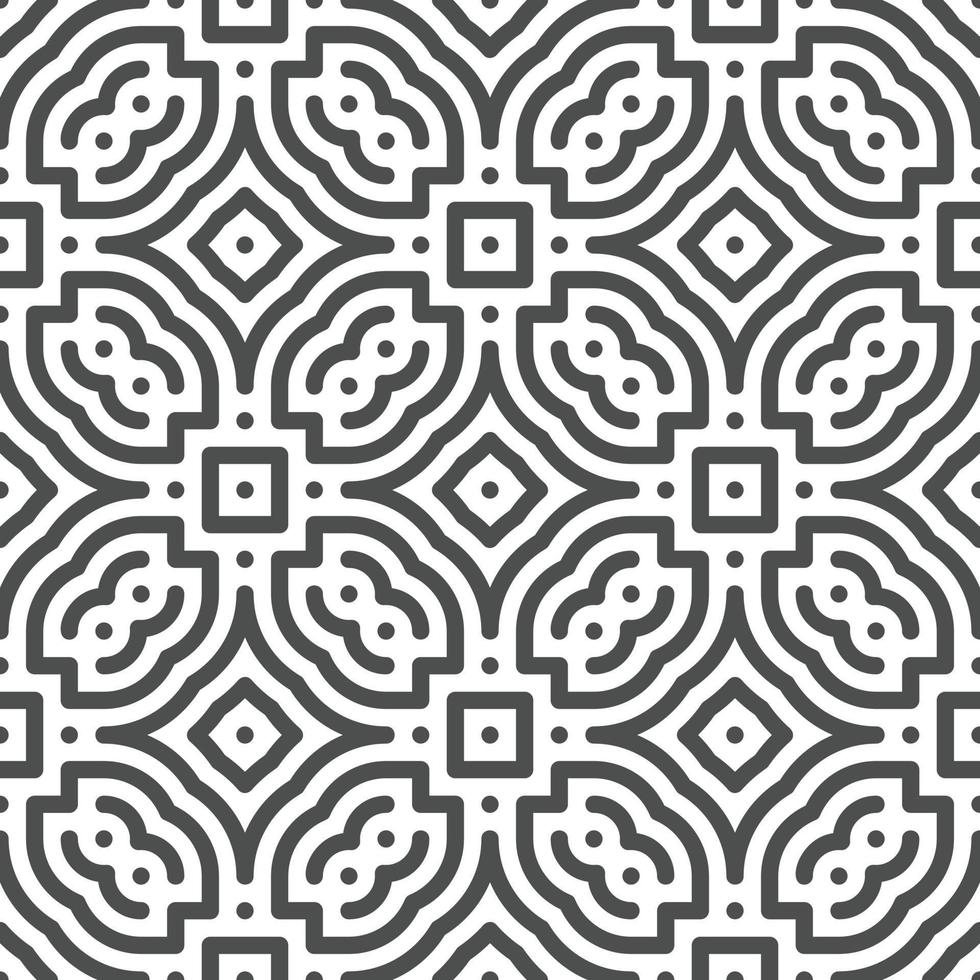 Abstract seamless geometric shape lines pattern vector