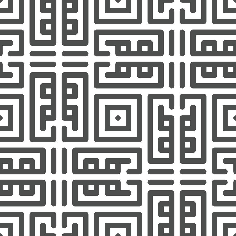 Abstract seamless geometric shape lines pattern vector