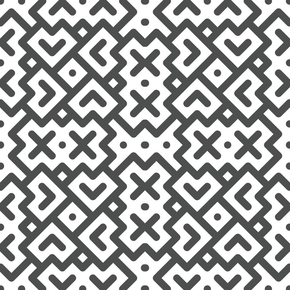 Abstract seamless geometric shape lines pattern vector