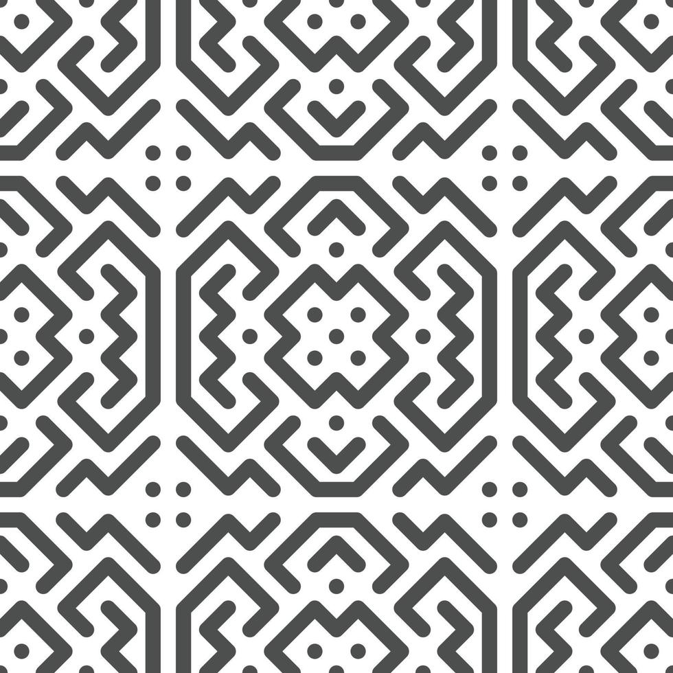 Abstract seamless geometric shape lines pattern vector