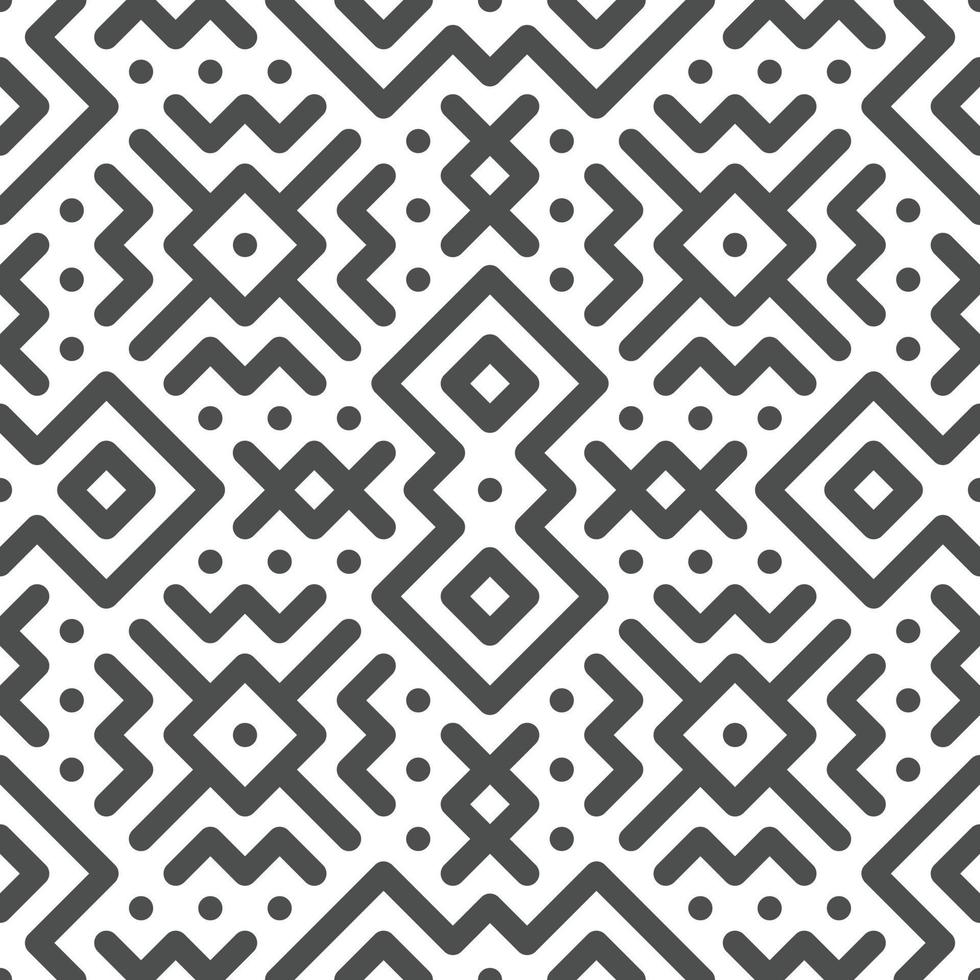 Abstract seamless geometric shape lines pattern vector