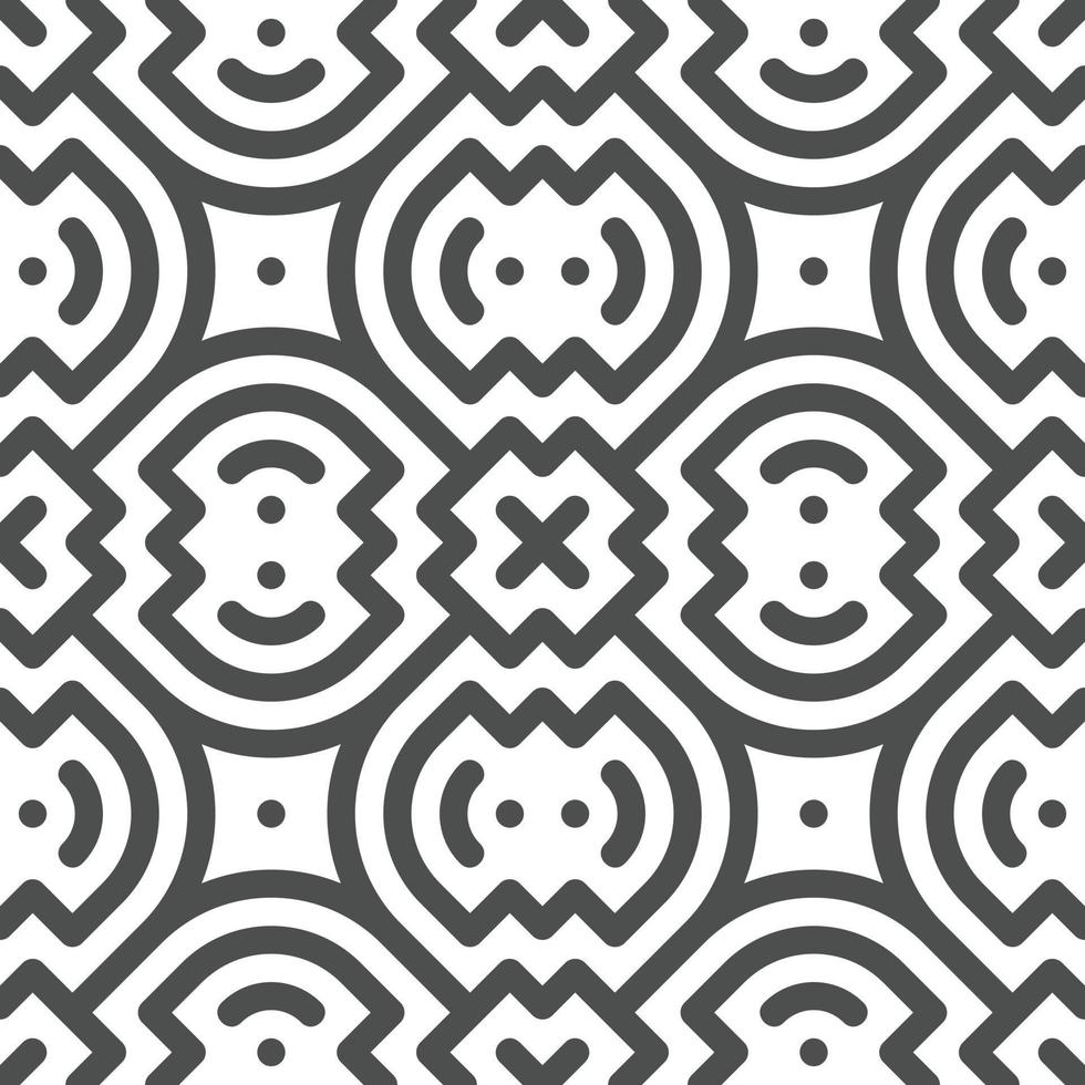 Abstract seamless geometric shape lines pattern vector