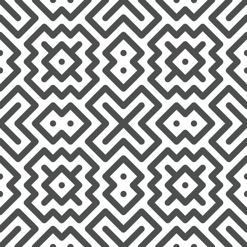 Abstract seamless geometric shape lines pattern vector