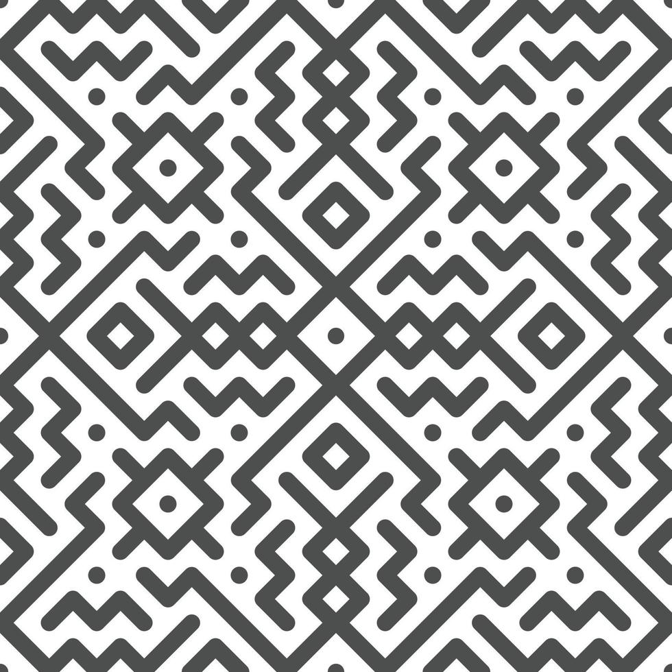 Abstract seamless geometric shape lines pattern vector