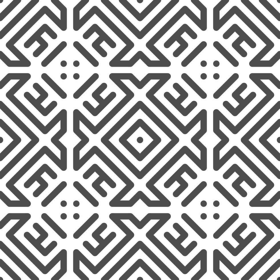 Abstract seamless geometric shape lines pattern vector