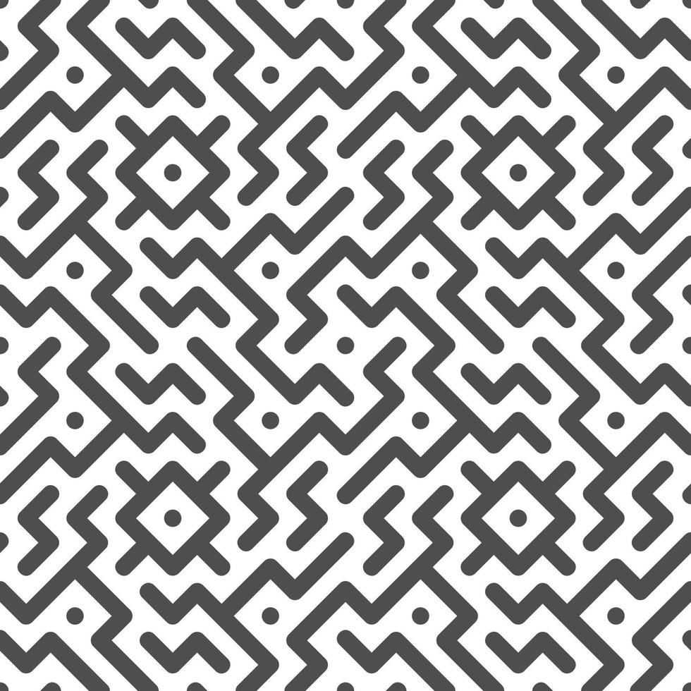 Abstract seamless geometric shape lines pattern 10 vector