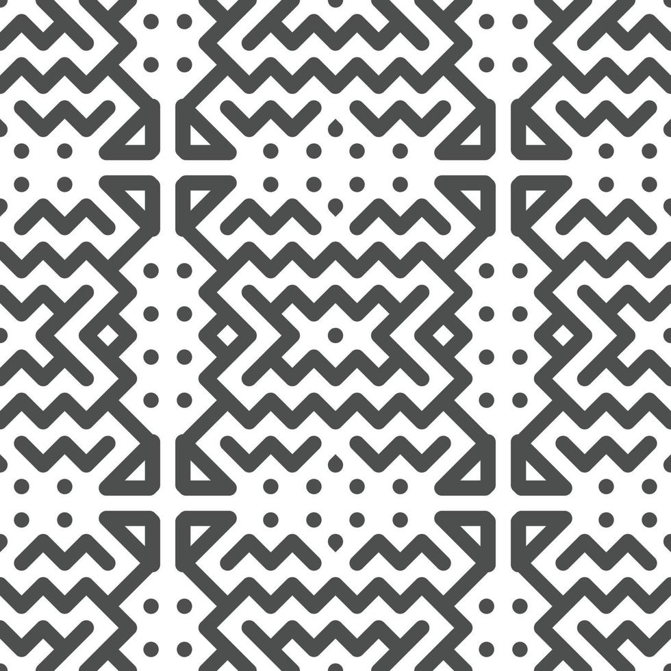 Abstract seamless geometric shape lines pattern vector