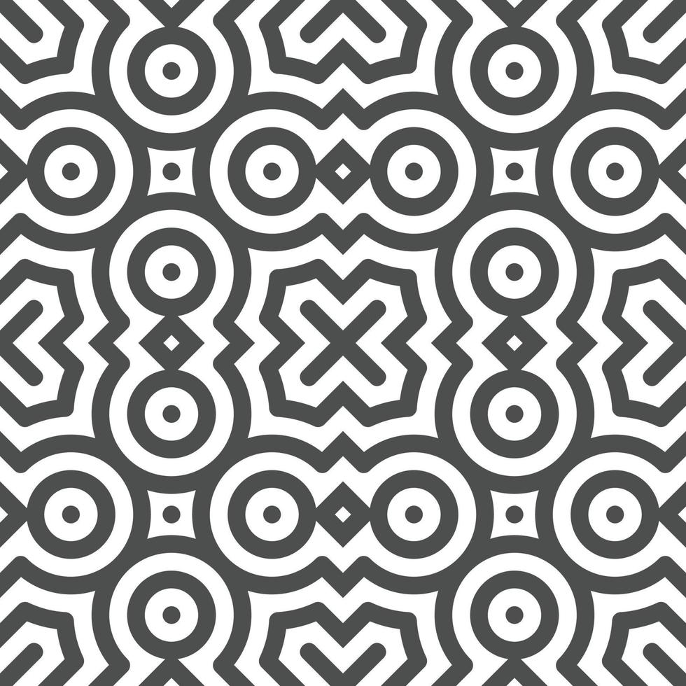 Abstract seamless geometric shape lines pattern vector