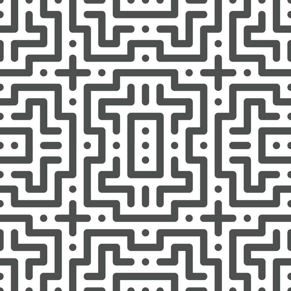 Abstract seamless geometric shape lines pattern vector