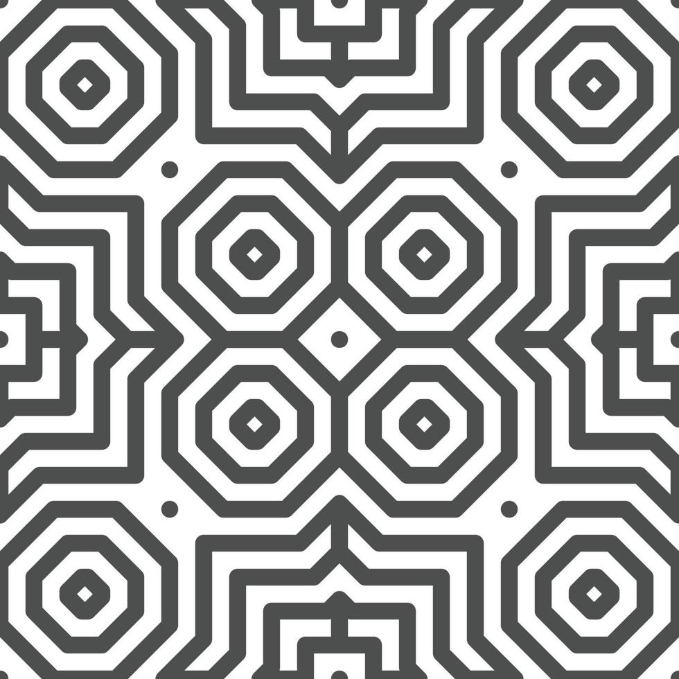 Abstract seamless geometric shape lines pattern vector